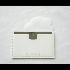 Tom Ford White Leather Card Holder